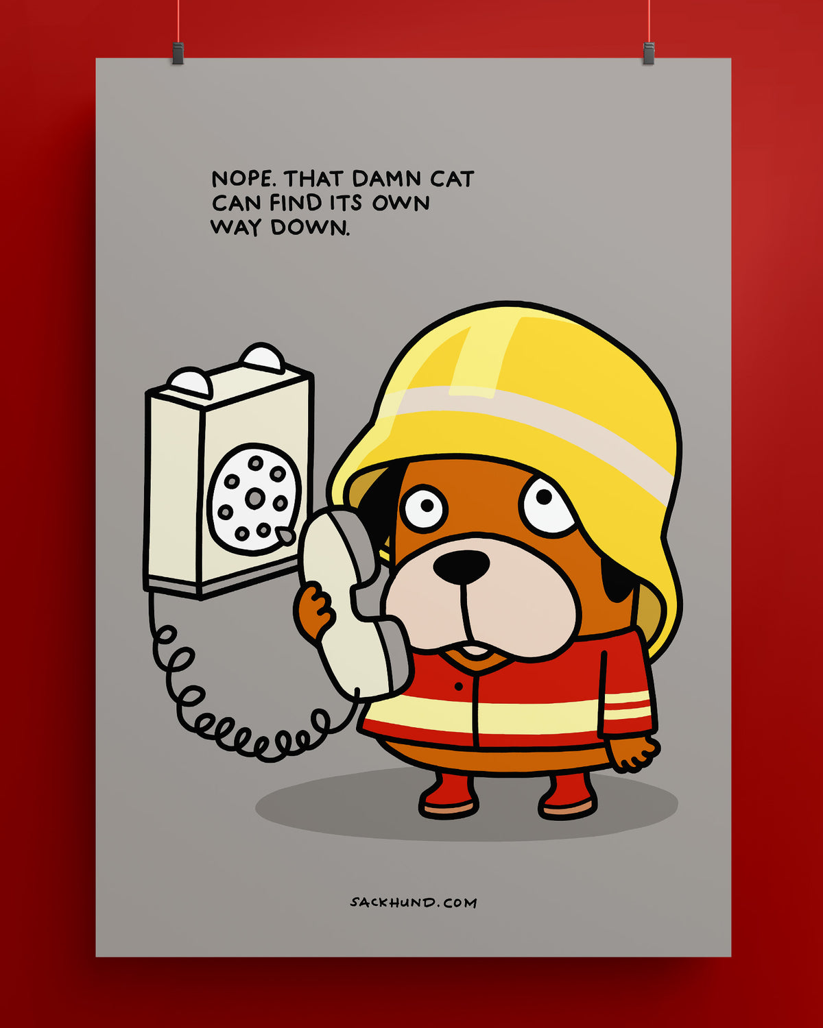 Firefighting Dog