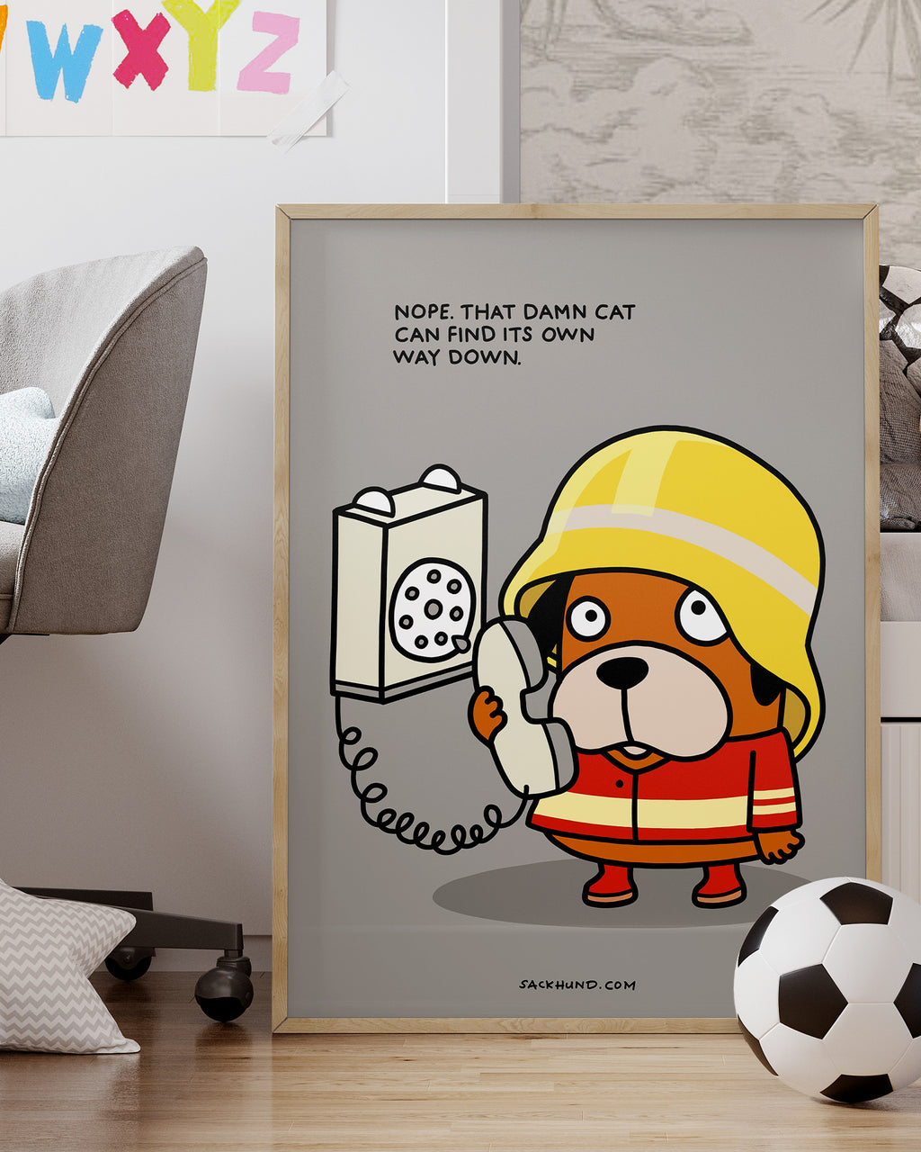 Firefighting Dog