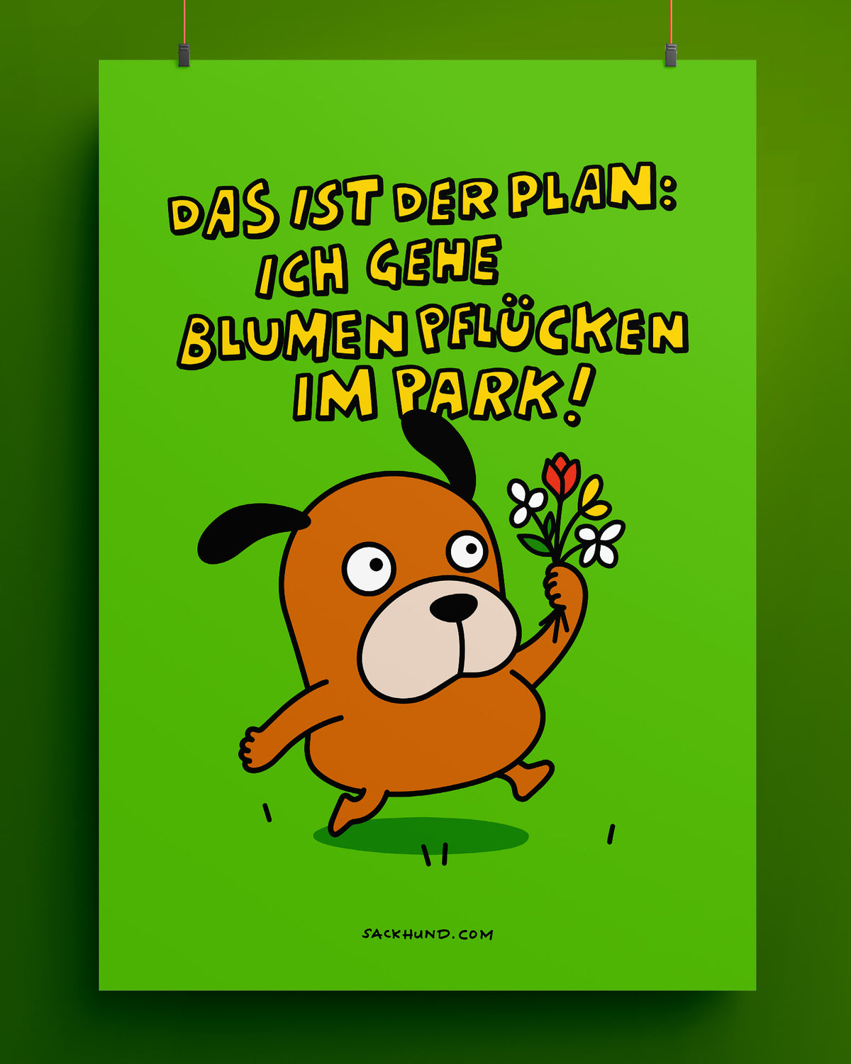 Blumen im Park