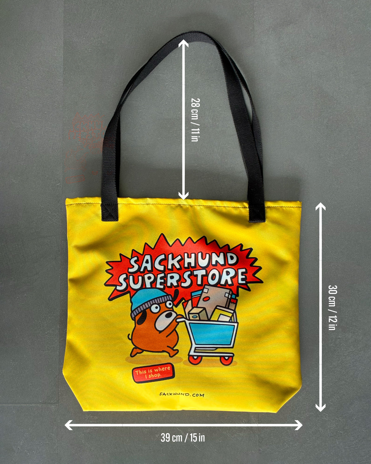 Tasche „Sackhund Superstore“